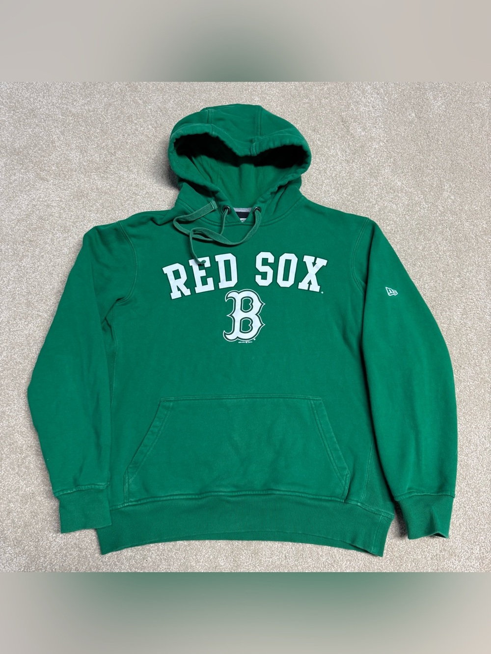 Boston Red Sox Hoodie Sweatshirt Men Medium Playoffs Green World Series Pullover
